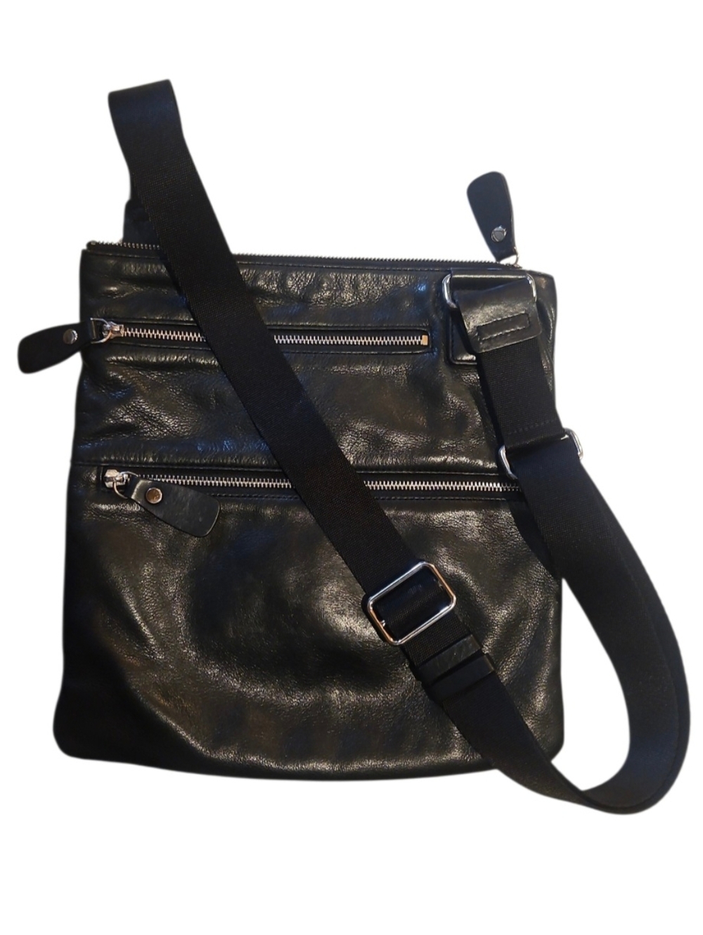 Large Margot NY Leather Crossbody Bag